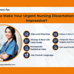 Urgent Nursing Dissertation