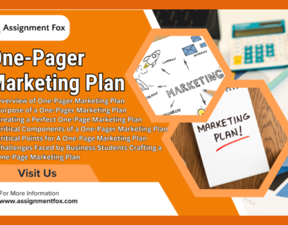 One-Pager Marketing PLAN